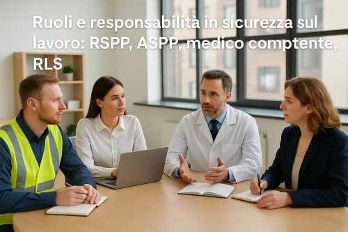 Ruoli e responsabilità in sicurezza sul lavoro: RSPP, ASPP, medico competente, RLS